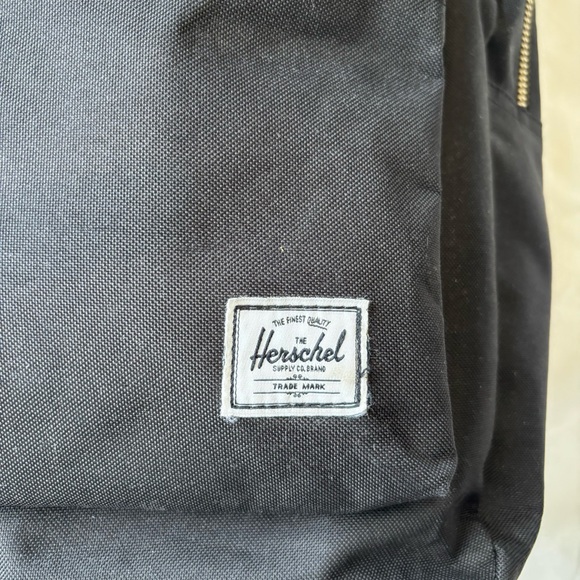 Herschel Supply Company Black Settlement Canvas Laptop Padded Backpack main image 12